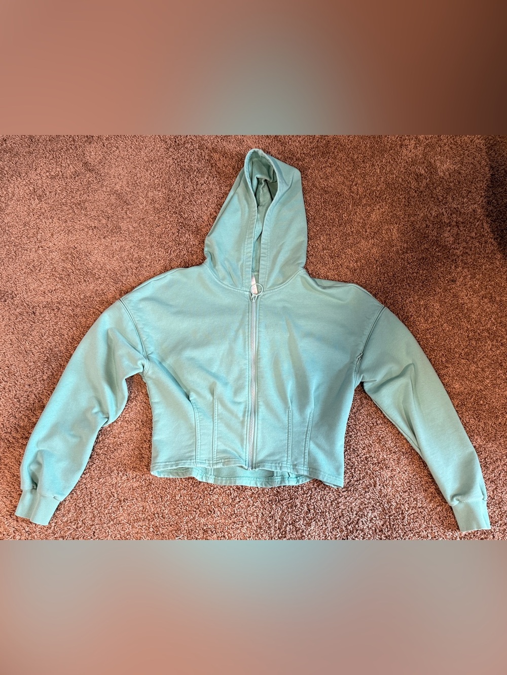 Fabletics Mint Teal Pullover Hoodie